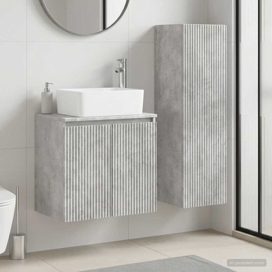 vidaXL Пейка без Мивка М33xД34.5xВ100cm Сив Цвят На Бетон vidaXL Пейка без Мивка М33xД34.5xВ100cm Сив Цвят На Бетон