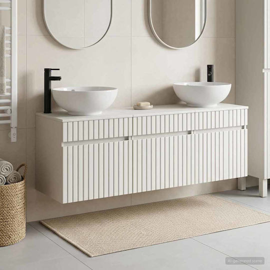 vidaXL Badezimmer Waschtisch-Einheiten Ohne Waschbecken M49xB44.5xH66.5cm Weiß vidaXL Badezimmer Waschtisch-Einheiten Ohne Waschbecken M49xB44.5xH66.5cm Weiß