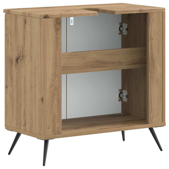vidaXL Баня маса без мивка Ш59.5xД31.5xВ59cm Дъб