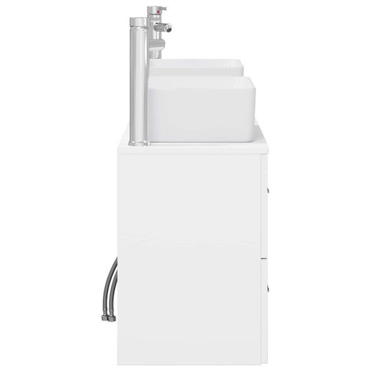 vidaXL Πάγκος χωρίς Νιπτήρα Μ53xΒ34.5xΥ63cm Λευκό