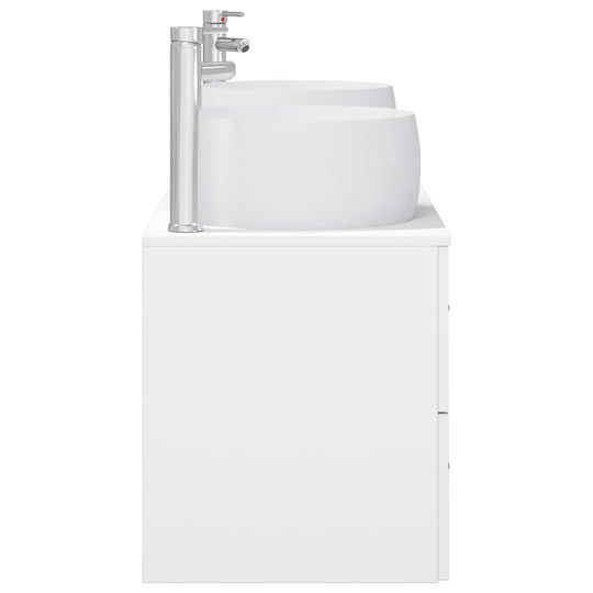 vidaXL Πάγκος χωρίς Νιπτήρα Μ49.5xΒ44.5xΥ66cm Λευκό