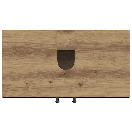 vidaXL Плот без мивка Ш59.5xД31.5xВ56cm Дъб
