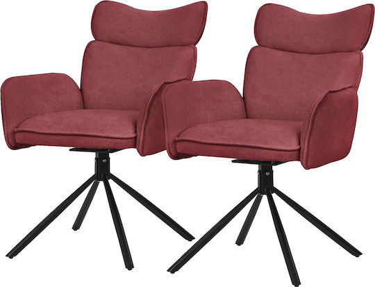 Chairs Dining Room 2pcs Red