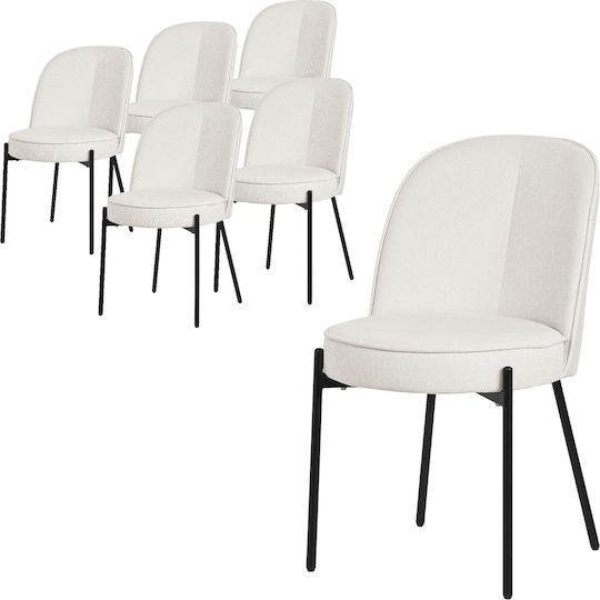 Stühle Speisesaal 50x63x83cm 6Stück Beige Stühle Speisesaal 50x63x83cm 6Stück Beige