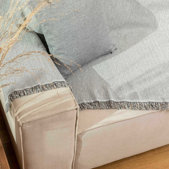 Borea Aztek Zweisitzer-Sofa Überwurf 180x250cm Rosa