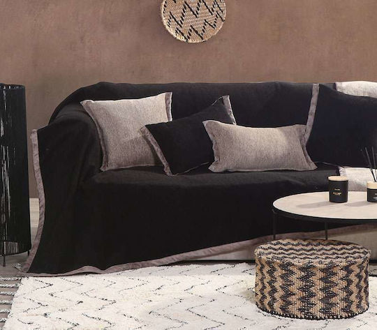 Nef-Nef Homeware Neues Tanger Sesselüberwurf P180xM180cm N.l. Grau/Ecru Nef-Nef Homeware Neues Tanger Sesselüberwurf P180xM180cm N.l. Grau/Ecru