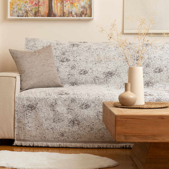Borea Borea Ριχτάari Πολυθρόνας Chenille 180x180cm Grau