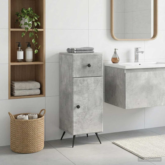 vidaXL Dulap de baie 30x31x80cm Gri