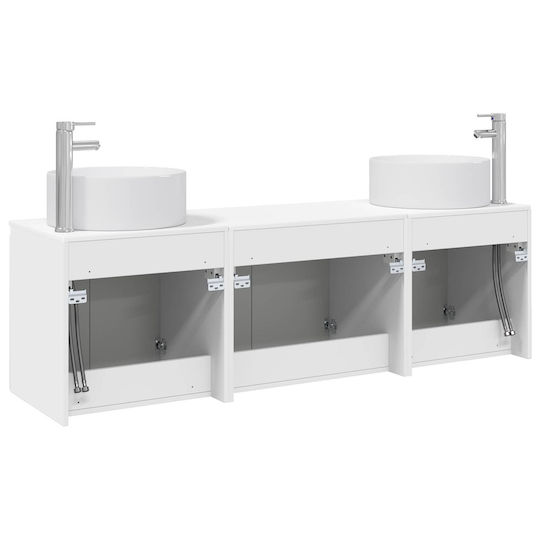 vidaXL Πάγκος χωρίς Νιπτήρα Μ49.5xΒ44.5xΥ65.5cm Λευκό