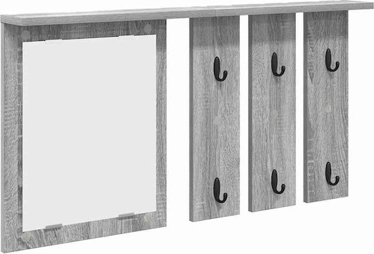 vidaXL Wall Hanger Metal Gray 85x10cm