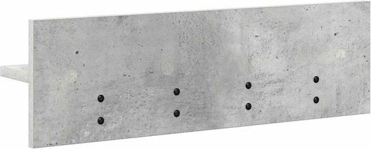 vidaXL Κρεμάστρα Τοίχου Ξύλινη Γκρι 60x18x10.5cm