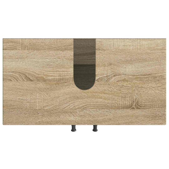 vidaXL Баня маса без мивка Ш59.5xД31.5xВ59cm Сонома дъб