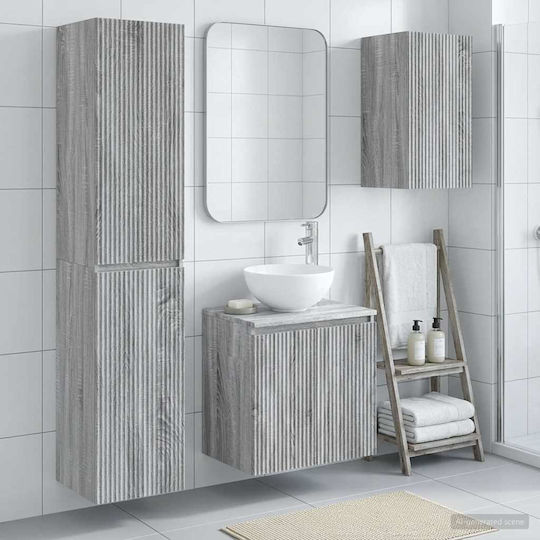 vidaXL Πάγκος χωρίς Νιπτήρα Μ33xΒ34.5xΥ160cm Γκρι Sonoma