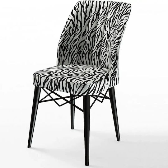 Scaun Sala De Mese Cu Material Textil Zebrahoms