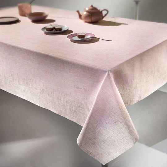 Saint Clair Tablecloth Stain Resistant 1021 Lilac Silver 145x220cm