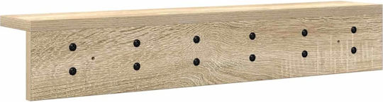 vidaXL Κρεμάστρα Τοίχου Ξύλινη Καφέ 60x10.5x10.5cm