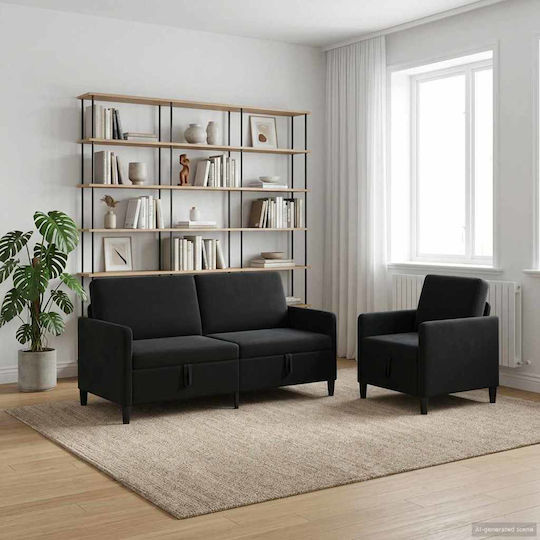 Set Mobilă Living Scaun Cu 2 Locuri și Fotoliu