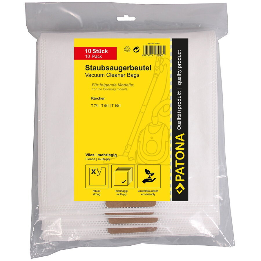 Karcher Σακούλες Σκούπας 10τμχ Συμβατή με Σκούπα Karcher