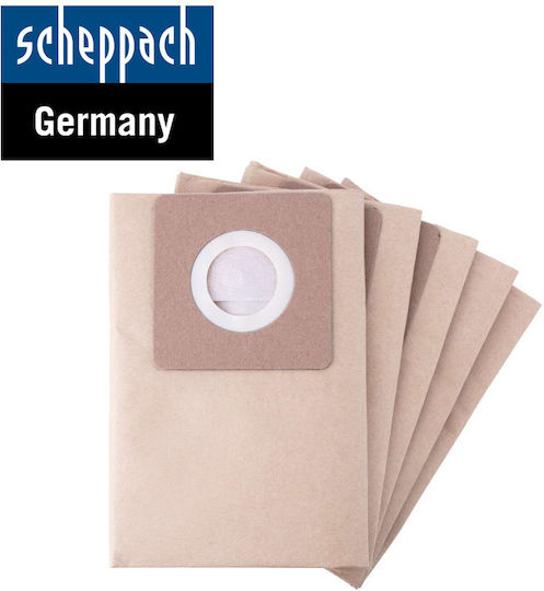 Scheppach Staubsaugerbeutel 5Stück Kompatibel mit Staubsauger Universal