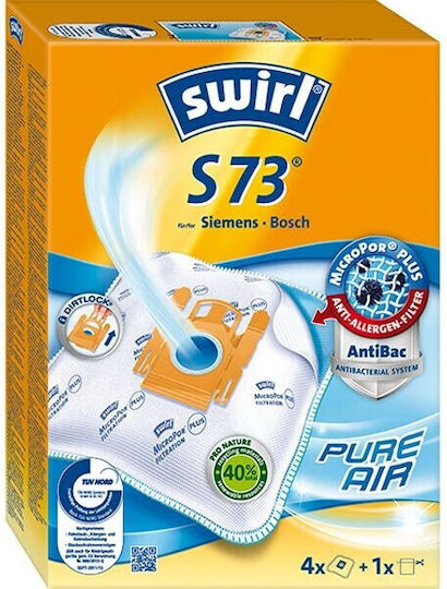 Swirl S73 Vacuum Cleaner Bags 4pcs Compatible with Vacuum Cleaner Bosch / Siemens
