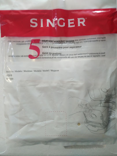 Saci de Hârtie pentru Aspirator Singer Vc2020 Vc210