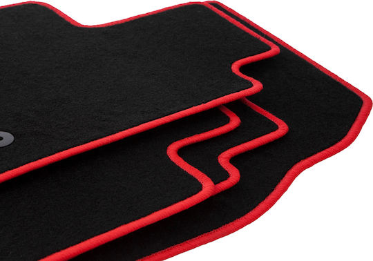 Velour Mats Red Edging Bmw 4 G23 Cabrio 2021-2022