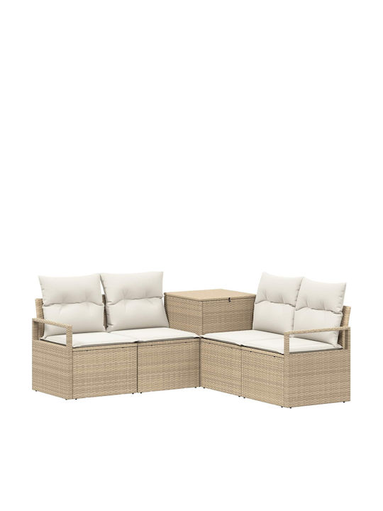 Ecksofa für den Außenbereich Rattan