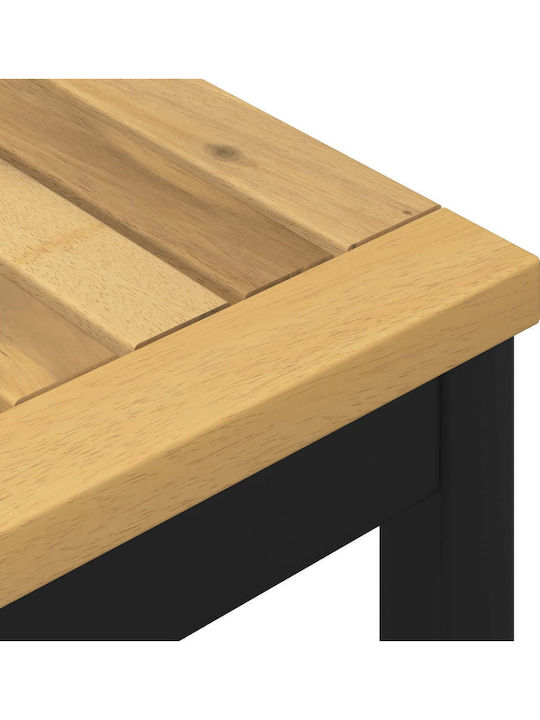 Outdoor Wooden Bench 161x35x45cm