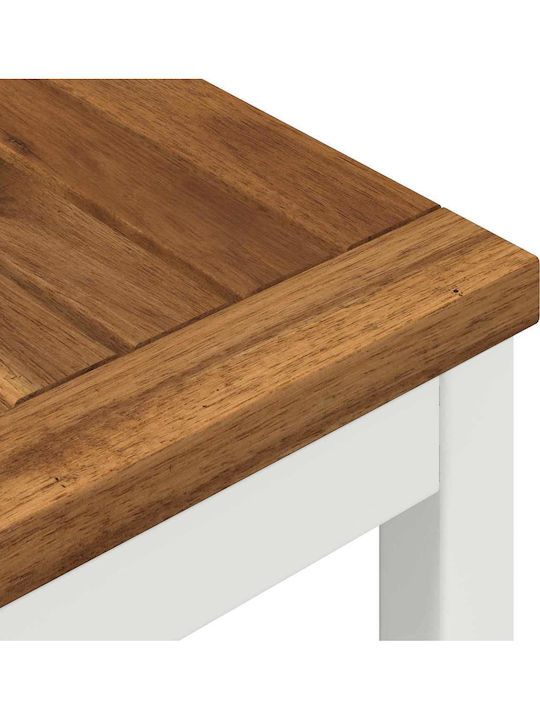 Outdoor Wooden Bench 80.5x35x45cm