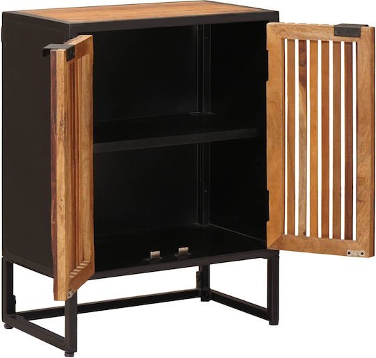 Wooden Sideboard Braun 53x30x70cm
