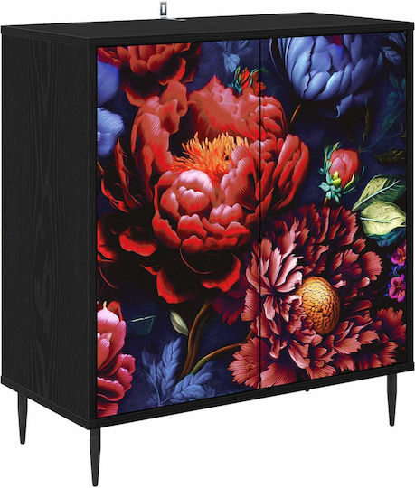 Sideboard Kiel Wooden Black Oak 69x33x76cm