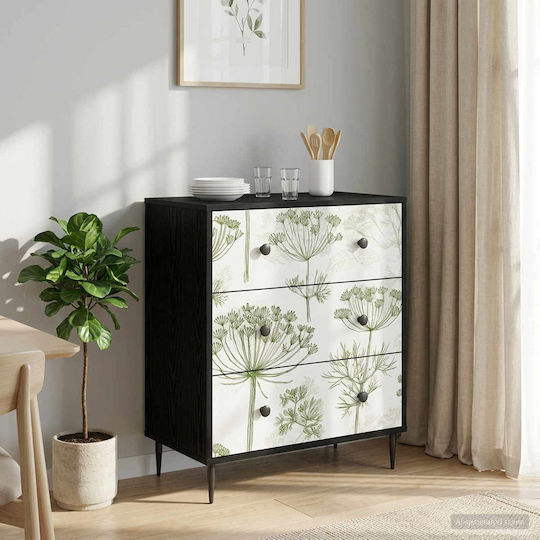 Μπουφές Rhenen Ξύλινος με Συρτάρια 66x36.5x76cm Μπουφές Rhenen Ξύλινος με Συρτάρια 66x36.5x76cm