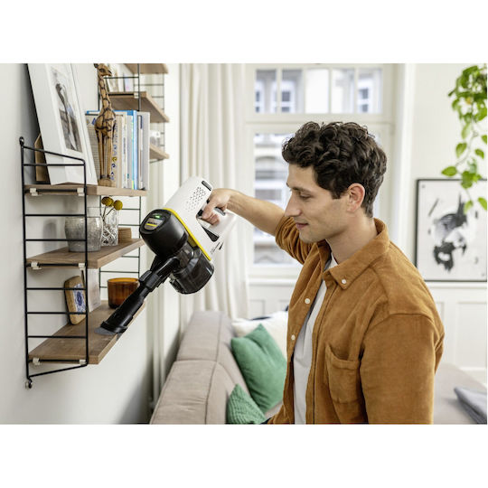 Karcher VC 4 Cordless Myhome Pet Презареждаща Вертикална Прахосмукачка 2 в 1 Stick и Ръчна 21.6V Бяла