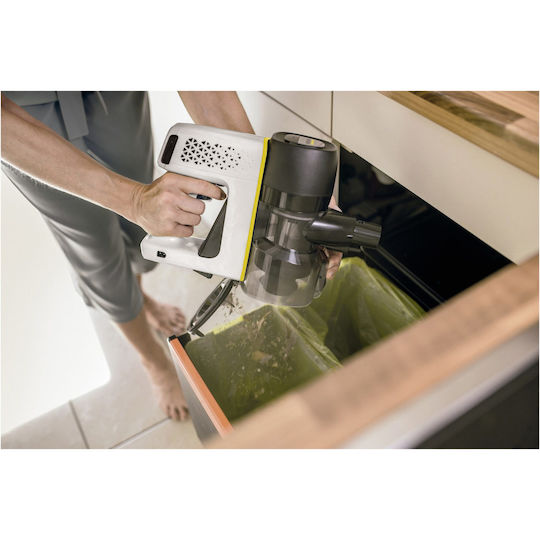 Karcher VC 4 Cordless Myhome Pet Презареждаща Вертикална Прахосмукачка 2 в 1 Stick и Ръчна 21.6V Бяла