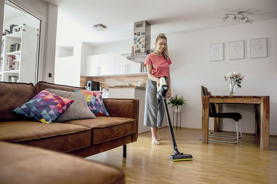 Karcher VC 4 Cordless Myhome Pet Презареждаща Вертикална Прахосмукачка 2 в 1 Stick и Ръчна 21.6V Бяла