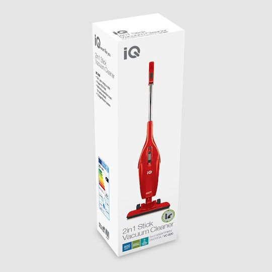 IQ Electrică Aspirator 2 în 1 Stick & De Mână 600W Roșie VC-920