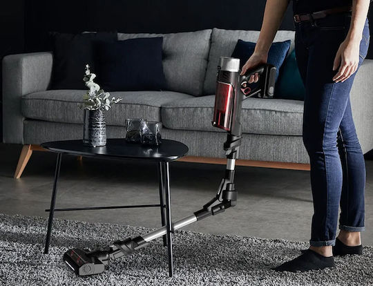Rowenta X-force Flex 9.60 Акумулаторна Вертикална Прахосмукачка 2 в 1 Stick и Ръчна 18V Червена