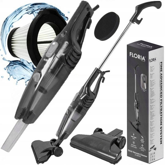 Zilan Verticla Floria Electric 2 in 1 Stick & Handheld Vacuum 800W Black