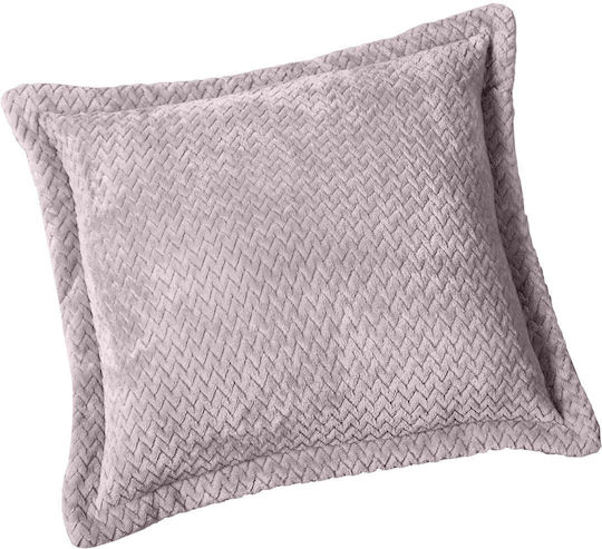 Guy Laroche Rombus Σετ Κουβέρτα Fleece Υπέρδιπλη 220x240εκ. Lilac