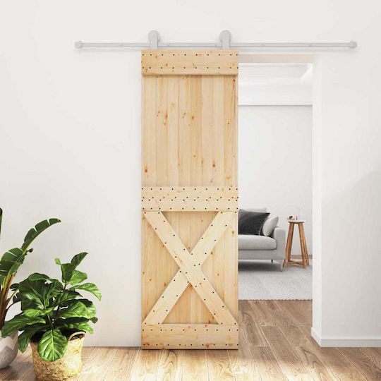 Πόρτα Εσωτερική Συρόμενη Laminate 344503 Ύψους 210cm