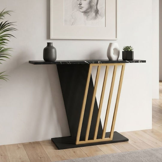 Gravity Конзолна маса Дървена Черен Д90xШ60xВ76.8cm