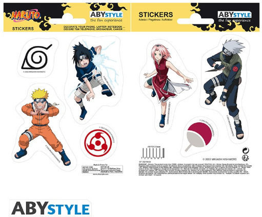 Dekorativer Aufkleber Wand Naruto 7Stück 11x16cm Abysse