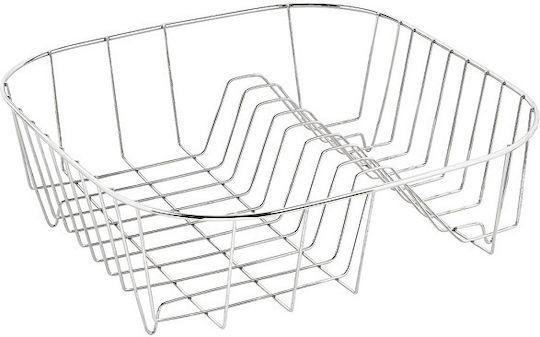 Sidirela No37 Abtropfkorb Inox Silber 37x31x12cm