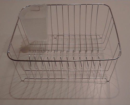 Karvounis Sink Strainer Inox Silver 34x31x15cm