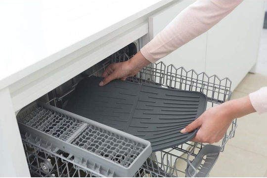 Brabantia Επιφάνεια Στεγνώματος Σιλικόνης Μαύρο 44x33cm