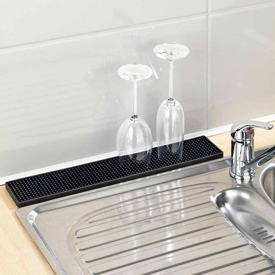 Wenko Slim Επιφάνεια Στεγνώματος Πλαστικό Μαύρο 42x8cm Wenko Slim Επιφάνεια Στεγνώματος Πλαστικό Μαύρο 42x8cm