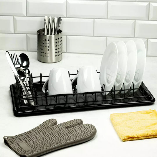 KING Hoff Metallic Black Sink Strainer 50.5x24.5x9.5cm