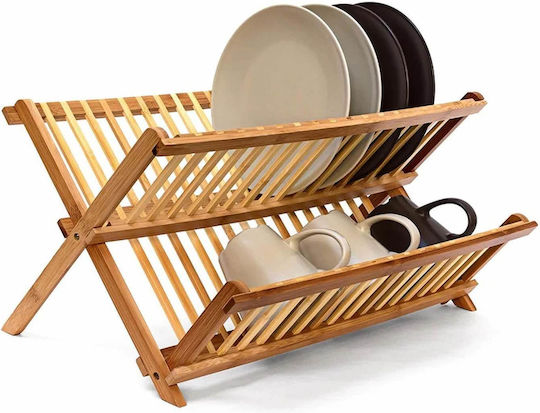 Koopman Στραγγιστήρι Νεροχύτη Ξύλινο Καφέ 42x35x38cm