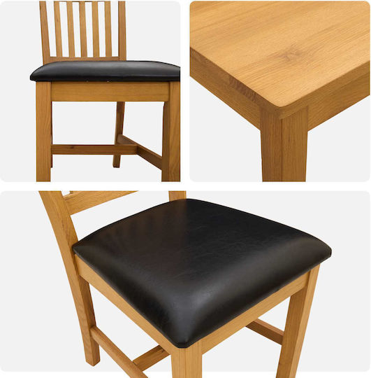 Set de sufragerie cu 8 scaune 200x100cm