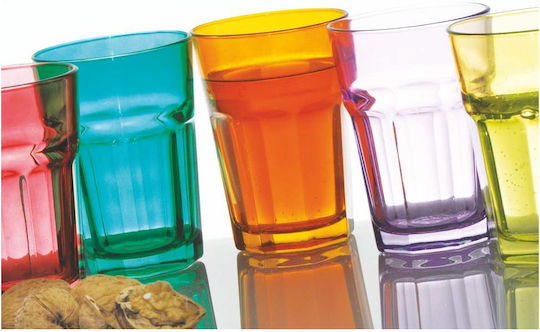 Uniglass Marocco Pahar pentru apa din Sticlă în Culoarea Violet 350ml